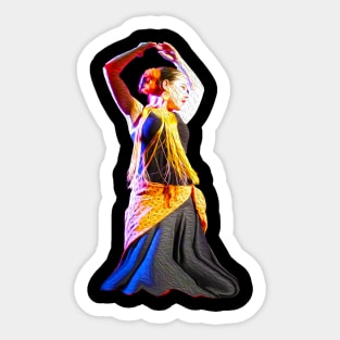 flamenco dancer Sticker